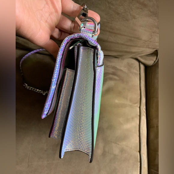 NWOT Rare Rebecca Minkoff Iridescent Je T'Aime Medium Crossbody Shoulder Bag - Picture 9 of 16